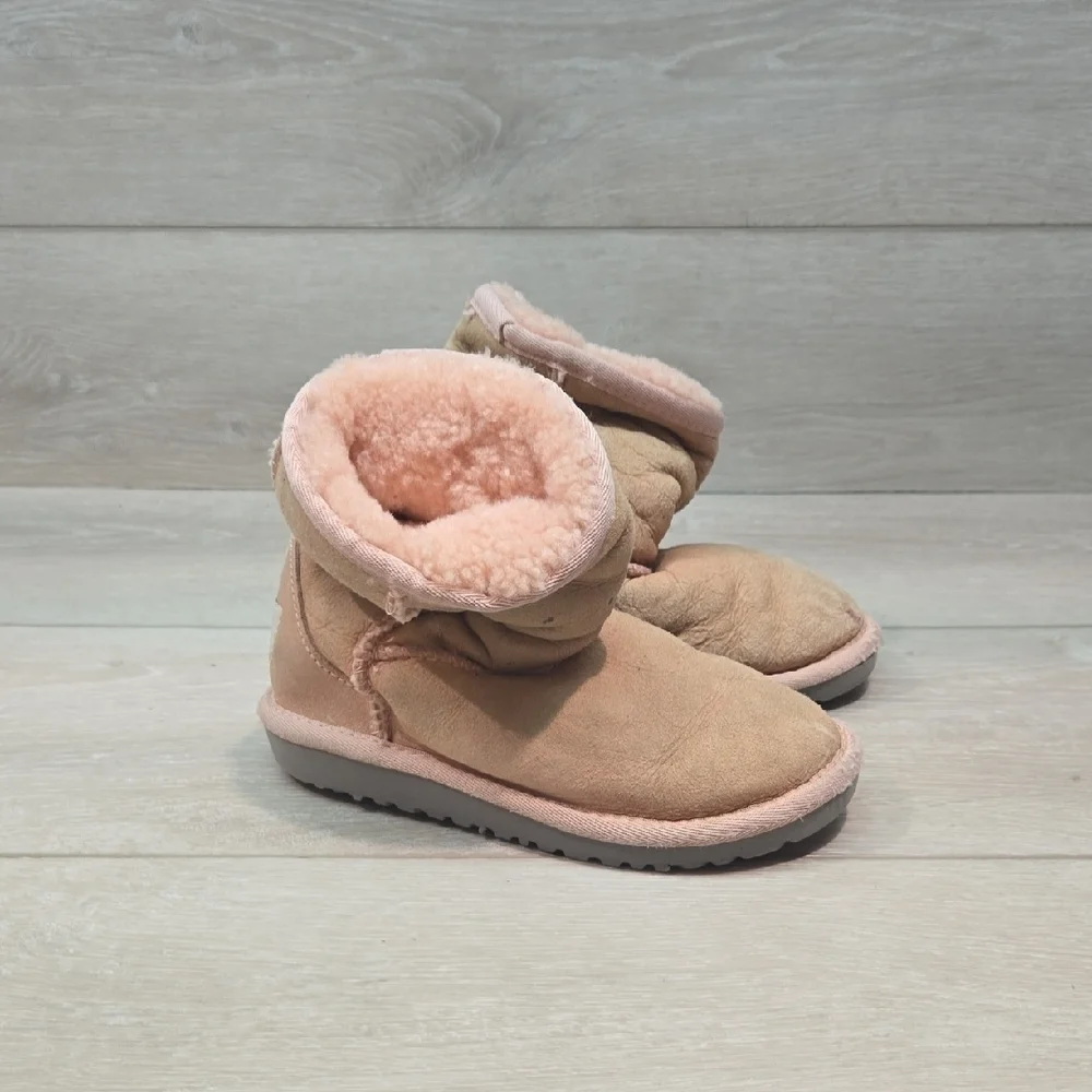 Ugg Australia 5251T Girl Kids Girl Pink Suede Boots Shoes Boots Sz 11